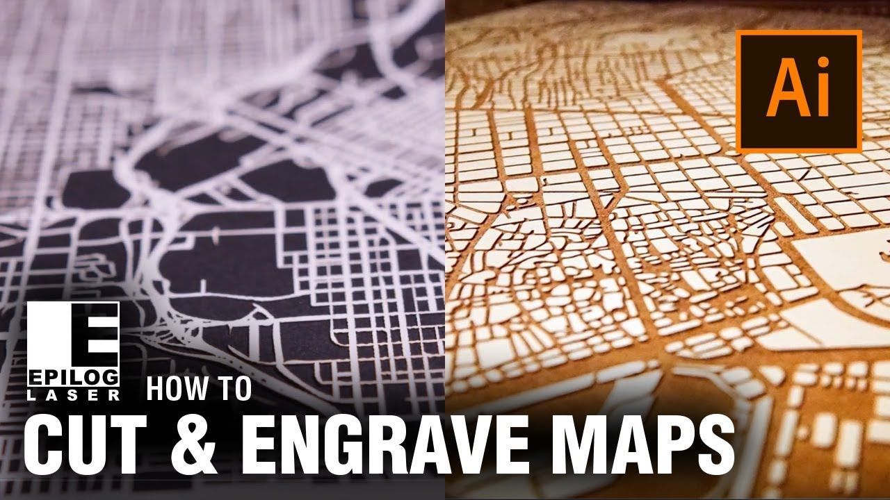 How To: Laser Cut & Engrave City Maps - Adobe Illustrator